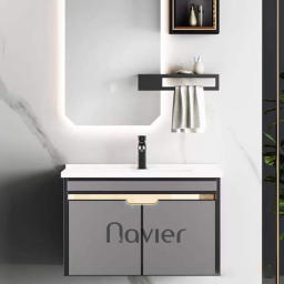 Bộ Tủ Chậu Lavabo Nhôm Navier Cao Cấp NV-462