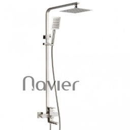 Sen cây tắm nóng lạnh vuông inox 304 Navier NV-806