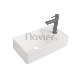 Chậu Lavabo Hình Chữ Nhật Treo Tường Cao Cấp Navier NV-320T46