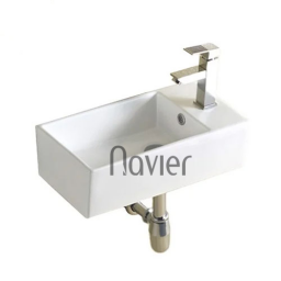 Chậu Lavabo Hình Chữ Nhật Treo Tường Cao Cấp Navier NV-320