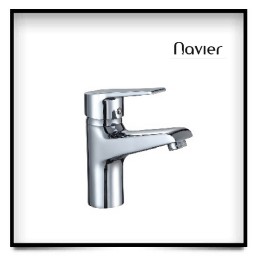 Vòi lavabo nóng lạnh thau bóng Navier NV-708	