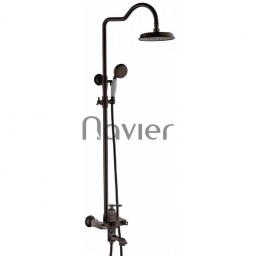 Sen cây tắm nóng lạnh đồng thau đen Navier NV-804