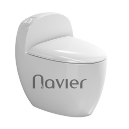 Bồn Cầu 1 Khối Hình Trứng Navier NV-1042