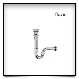 Xi phông lavabo inox không chống tràn Navier NK-111