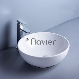 Chậu lavabo đặt bàn cao cấp Navier NV-413