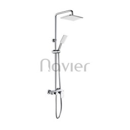 Sen cây tắm nóng lạnh đồng thau mạ Crome Navier NV-1371