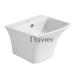 Chậu lavabo liền khối vuông Navier NV-422