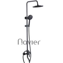 Sen Cây Tắm Nóng Lạnh Tay Sen Tăng Áp Đồng Thau Mạ Crome Navier NV-824D