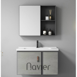 Bộ Tủ Chậu Lavabo Nhôm Kèm Gương Navier Cao Cấp NV-510