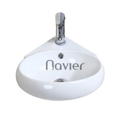 Chậu Lavabo Góc Treo Tường Navier NV-363