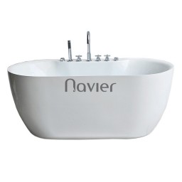 Bồn Tắm Nằm Oval Kèm Vòi  Cao Cấp NV-1504MV