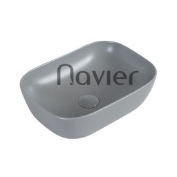 Chậu Lavabo Đặt Bàn Màu Xám Cao Cấp Navier NV-435XM